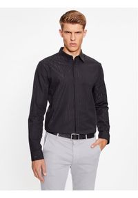 Guess Koszula M3BH67 WFS20 Czarny Regular Fit. Kolor: czarny. Materiał: bawełna #1