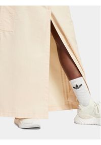 Adidas - adidas Spódnica trapezowa Premium Essentials IU2677 Beżowy Regular Fit. Kolor: beżowy. Materiał: bawełna
