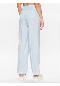 Remain Spodnie materiałowe Linen 500160190 Niebieski Regular Fit. Kolor: niebieski. Materiał: len, materiał #5