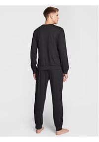 Emporio Armani Underwear Piżama 111928 2F561 00020 Czarny Regular Fit. Kolor: czarny. Materiał: syntetyk, bawełna