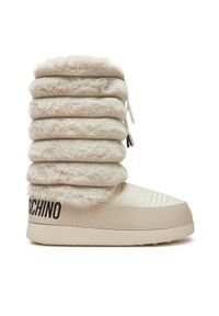 Love Moschino - LOVE MOSCHINO Śniegowce JA24312G0LISH120 Écru. Materiał: materiał