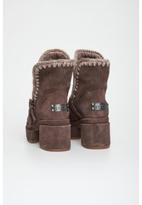 Mou - Botki damskie skórzane MOU. Materiał: skóra #2