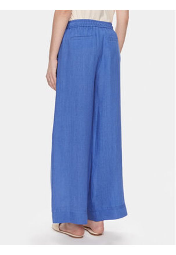 Marella Kuloty 2413131084 Niebieski Regular Fit. Kolor: niebieski. Materiał: len