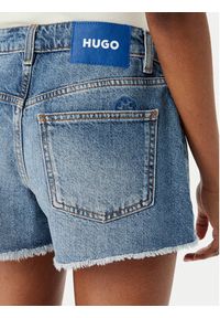 Hugo - HUGO Szorty jeansowe Galimon 50561167 Niebieski Regular Fit. Kolor: niebieski. Materiał: bawełna #5