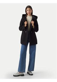 Vero Moda Płaszcz przejściowy Fortuneshila 10291044 Czarny Regular Fit. Kolor: czarny. Materiał: syntetyk