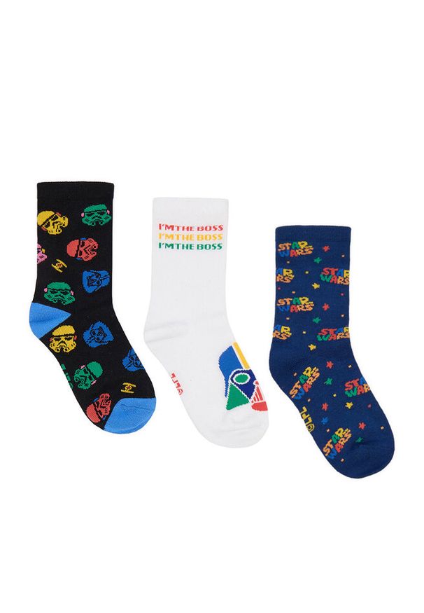 Skarpety długie Star Wars. Wzór: motyw z bajki