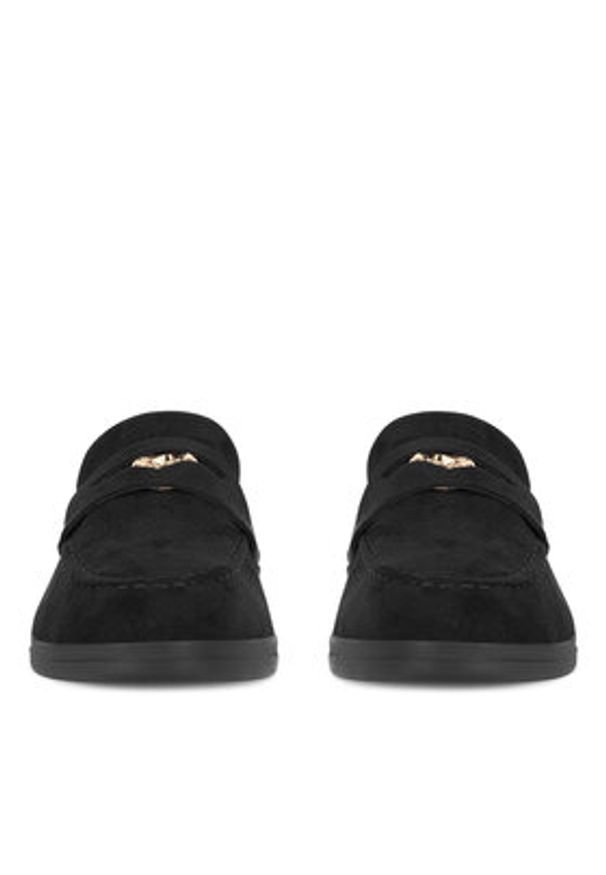 DeeZee Mokasyny 13-1120-4 Czarny. Kolor: czarny. Materiał: syntetyk, materiał