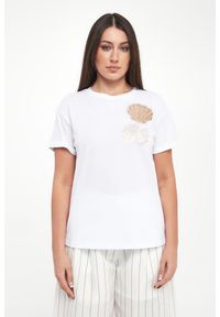 Liu Jo - T-shirt damski z cyrkoniami LIU JO #5