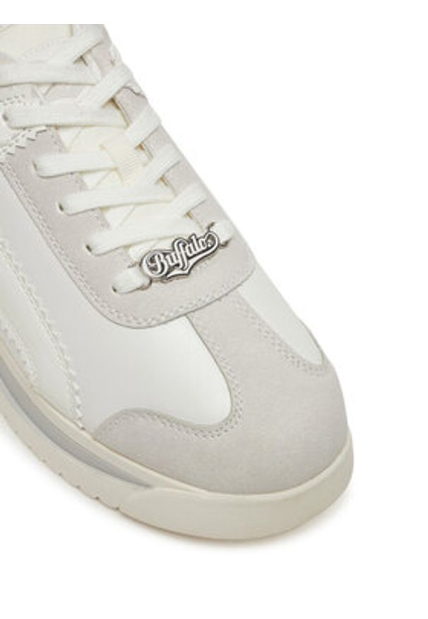 Buffalo Sneakersy Malibu 1636450 Biały. Kolor: biały. Materiał: skóra