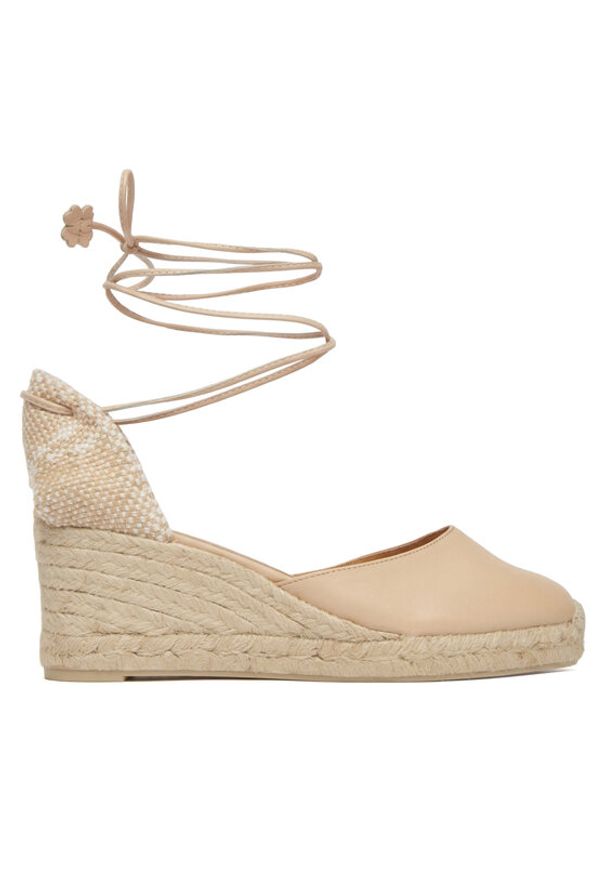 Castañer Espadryle Joyce/8ED/291 26078 Beżowy. Kolor: beżowy. Materiał: materiał