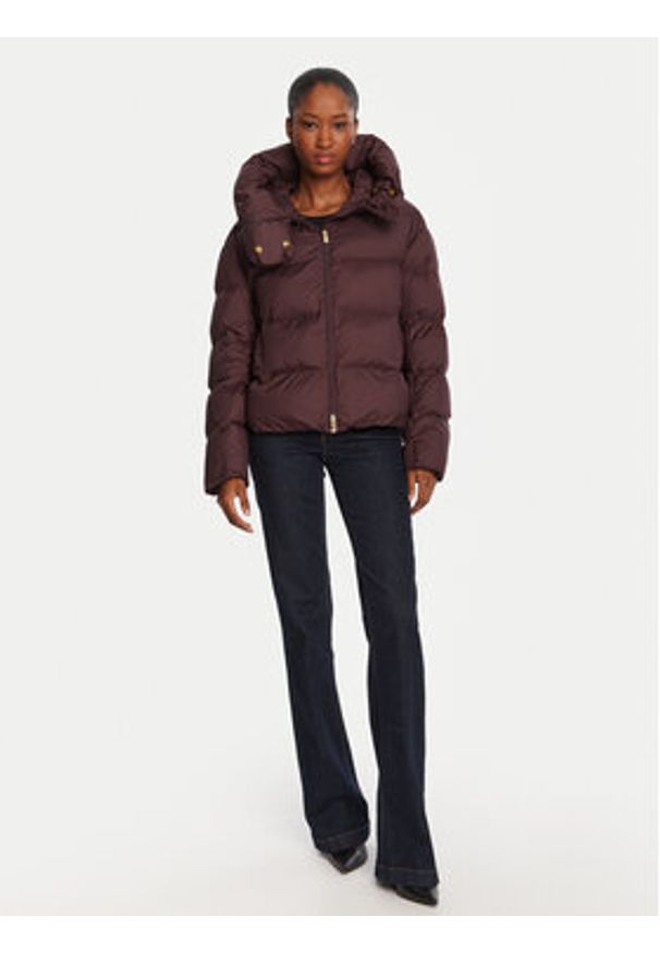 Pinko - PINKO Kurtka zimowa 101602 A2P6bord Bordowy Regular Fit. Kolor: czerwony. Materiał: syntetyk. Sezon: zima