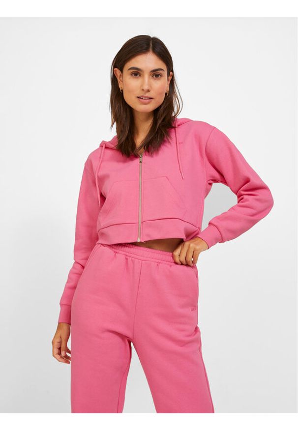 JJXX Bluza Abbie 12219609 Różowy Regular Fit. Kolor: różowy. Materiał: syntetyk, bawełna