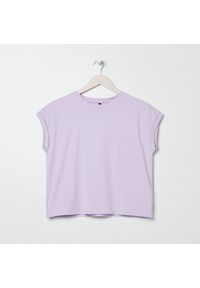 Sinsay - Koszulka - Fioletowy. Kolor: fioletowy #1