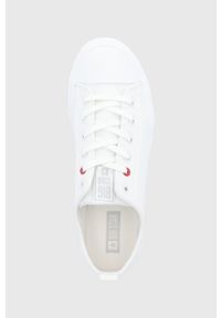 Big-Star - Big Star Tenisówki męskie kolor biały. Nosek buta: okrągły. Zapięcie: sznurówki. Kolor: biały. Materiał: guma #2