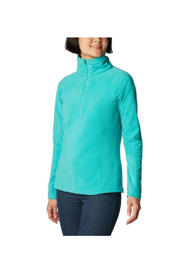 columbia - Columbia Polar Glacial Iv 1/2 Zip 1802201454. Kolor: niebieski. Materiał: polar