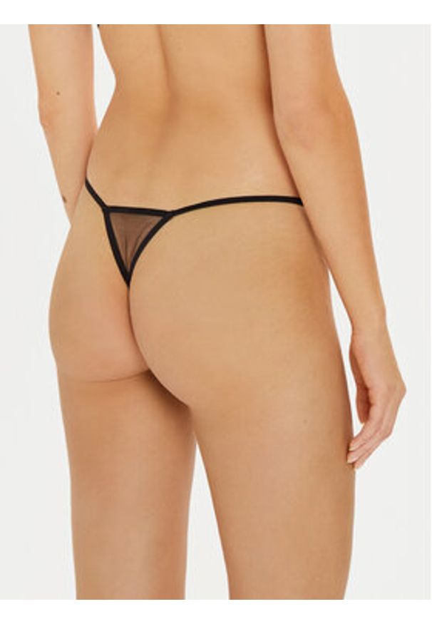 Undress Code Stringi Blossom 724 Czarny. Kolor: czarny. Materiał: syntetyk