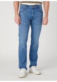 Wrangler - WRANGLER GREENSBORO MĘSKIE SPODNIE JEANSOWE JEANSY VITO W15QAG42E. Okazja: na co dzień, na spacer. Wzór: aplikacja. Sezon: lato, zima. Styl: sportowy, casual, elegancki, klasyczny