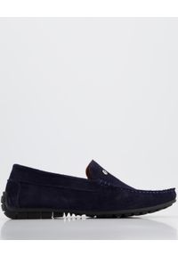 Venezia - MOKASYNY ZAMSZOWE 41330 SUEDE NAVY. Materiał: zamsz