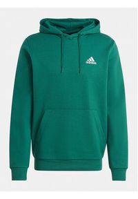 Adidas - adidas Bluza Essentials IL3295 Zielony Regular Fit. Kolor: zielony. Materiał: bawełna #6