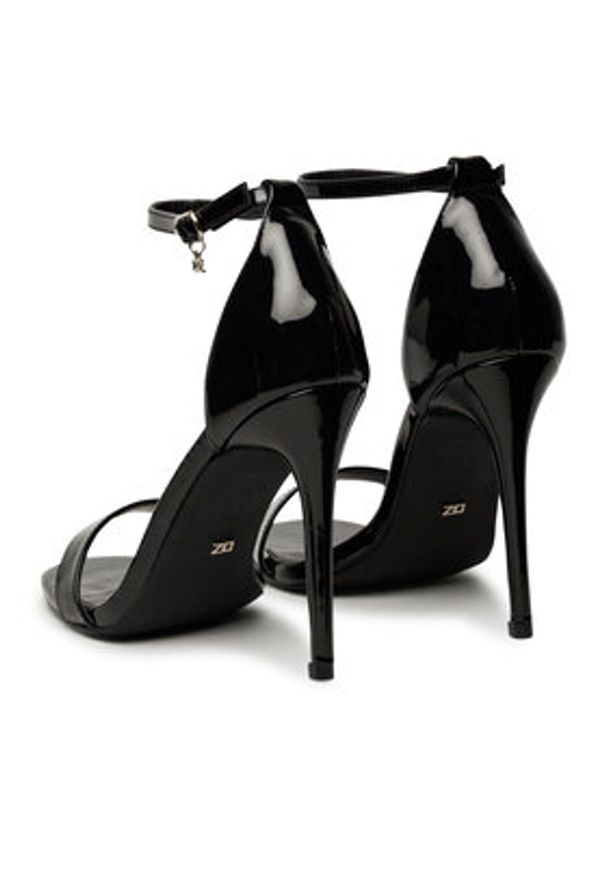 DeeZee Sandały LWLY126-2 Czarny. Kolor: czarny. Materiał: skóra