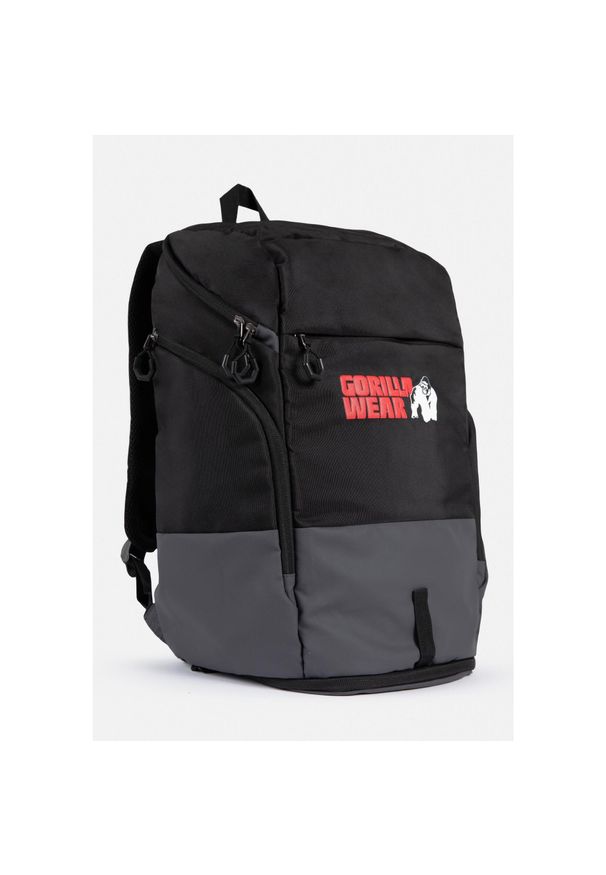GORILLA WEAR - Miller Plecak - Czarny. Kolor: szary. Sport: fitness