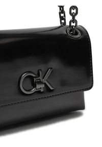 Calvin Klein Torebka Re-Lock Sm Shoulder K60K612558 Czarny. Kolor: czarny. Materiał: skórzane #3