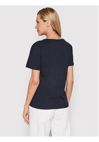 Pepe Jeans T-Shirt Patsy PL505218 Granatowy Regular Fit. Kolor: niebieski. Materiał: bawełna #5