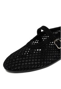 Badura Baleriny EO-AISHA-LT516-207 Czarny. Kolor: czarny. Materiał: skóra, zamsz #8