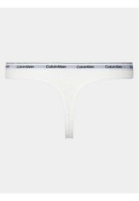 Calvin Klein Underwear Stringi 000QD5051E Biały. Kolor: biały. Materiał: syntetyk