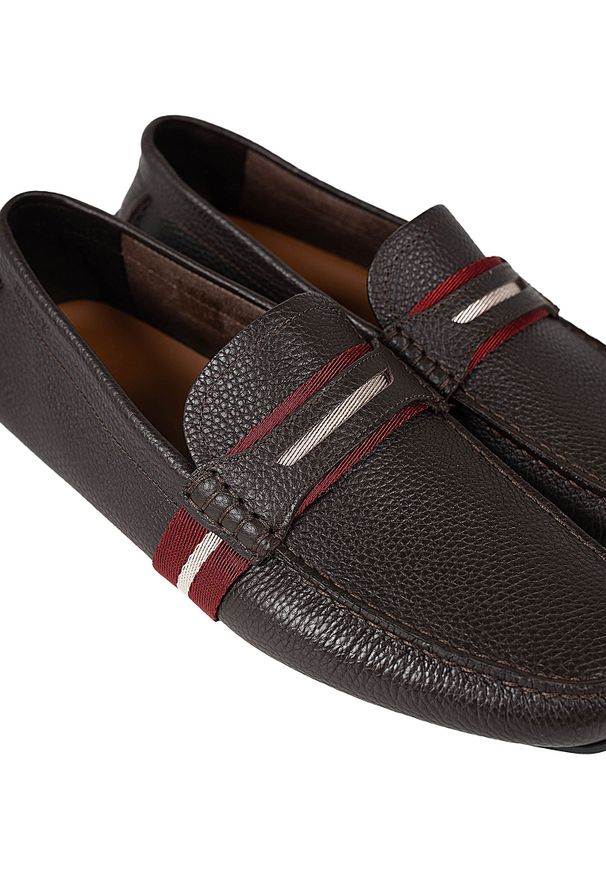 Bally Mokasyny "Waran" | 6238502 | Waran | Mężczyzna | Brązowy. Zapięcie: bez zapięcia. Kolor: brązowy. Materiał: skóra
