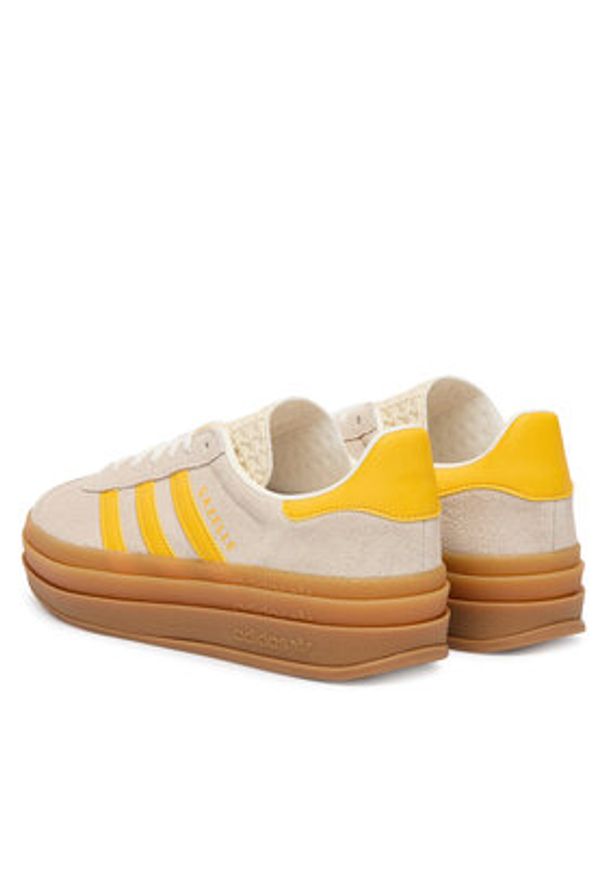 Adidas - adidas Sneakersy Gazelle Bold IH6458 Beżowy. Kolor: beżowy. Materiał: skóra, zamsz. Model: Adidas Gazelle