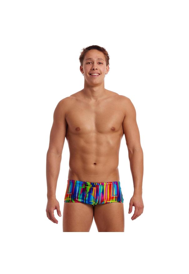 FUNKY TRUNKS - Trunki męskie Funky Trunks The Glitch - sidewinder. Kolor: niebieski
