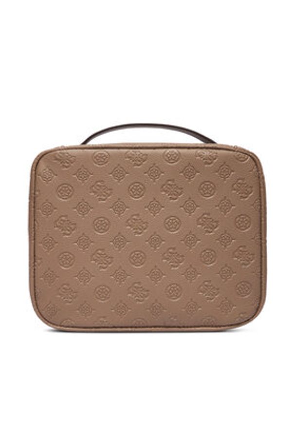 Guess Kosmetyczka TWDP74 52045 Beżowy. Kolor: beżowy. Materiał: skóra