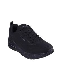 skechers - Buty do chodzenia męskie Skechers Uno Rugged Wat-air-proof. Kolor: czarny. Materiał: materiał, syntetyk. Szerokość cholewki: normalna. Sport: turystyka piesza
