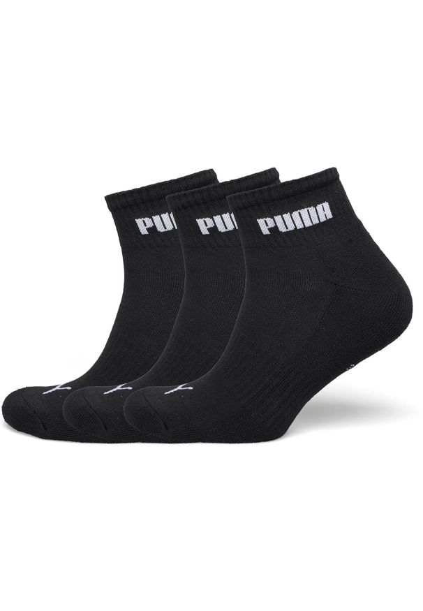 SKARPETY Puma Quarter 7-pack, Mężczyźni. Kolor: czarny. Materiał: materiał, bawełna. Sport: turystyka piesza