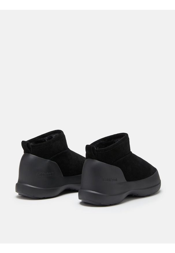 Śniegowce damskie Moon Boot LUNA LOW BOOT SUEDE. Kolor: czarny