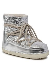Inuikii Śniegowce Bomber Star 75101-068 Srebrny. Kolor: srebrny. Materiał: skóra #4