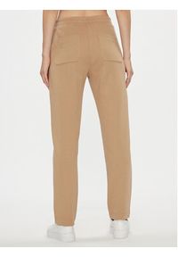 Marella Spodnie materiałowe Ufficio 2337861037200 Brązowy Regular Fit. Kolor: brązowy. Materiał: bawełna #3