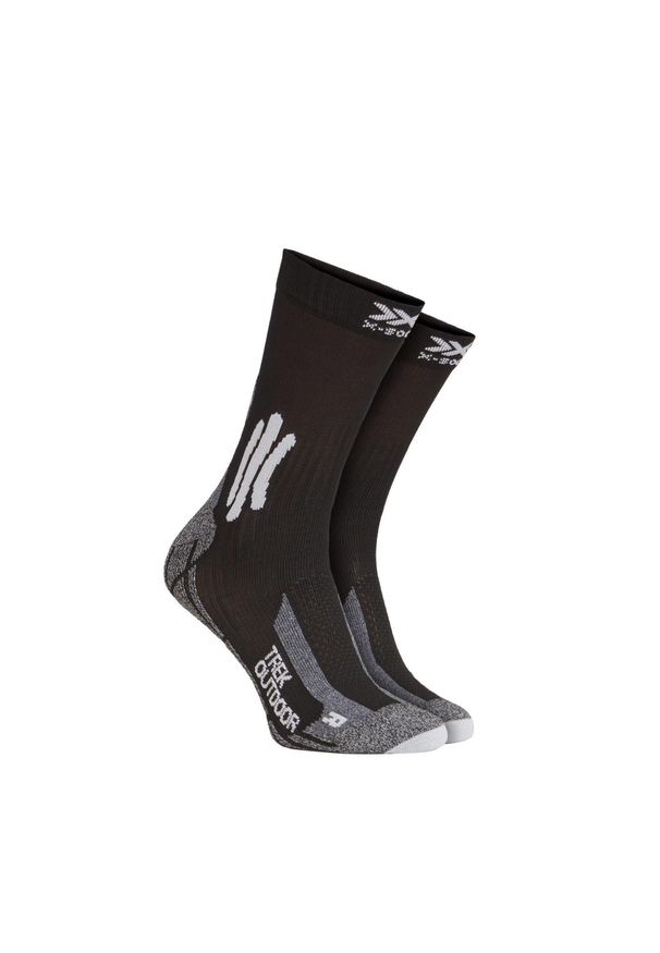 Skarpety trekingowe X-Socks Trek Outdoor 4.0. Kolor: biały, wielokolorowy, czarny. Sport: outdoor
