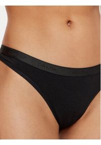 Calvin Klein Underwear Komplet 5 par stringów Thong 5pk 000QD5247E Kolorowy. Materiał: bawełna. Wzór: kolorowy