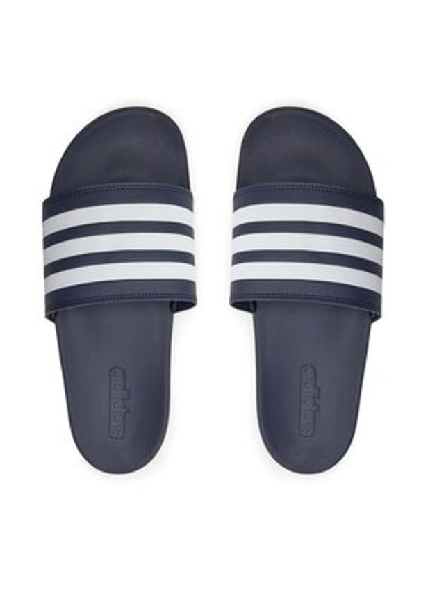 Adidas - adidas Klapki adilette Comfort GZ5892 Granatowy. Kolor: niebieski. Materiał: skóra