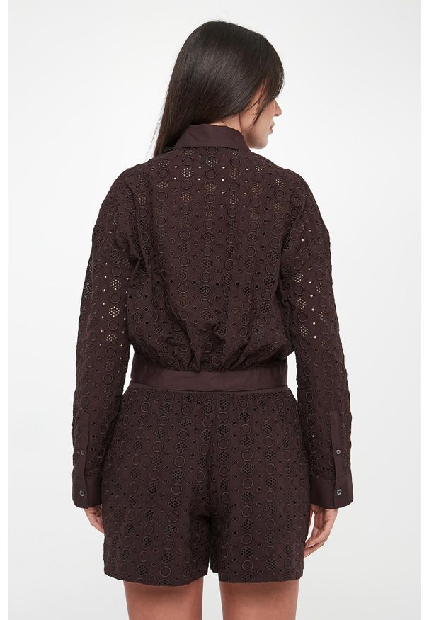 Pinko - Koszula damska ażurowa Charita PINKO. Wzór: ażurowy