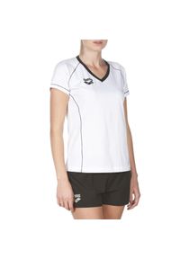 Koszulka damska Arena Team Line SS Tee. Kolor: biały. Materiał: materiał
