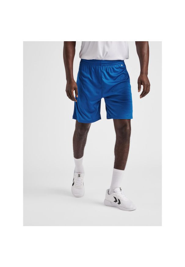 Spodenki piłkarskie męskie Hummel Core XK Poly Shorts. Kolor: niebieski. Sport: piłka nożna