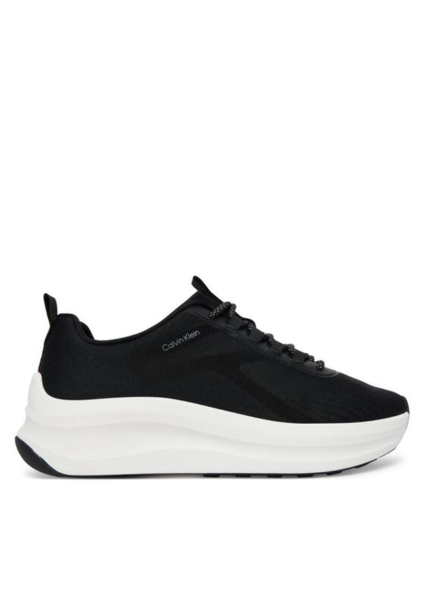 Calvin Klein Sneakersy Chunky Run Ckstripe Lup Sp Kn HW0HW03006 Czarny. Kolor: czarny. Materiał: materiał. Sport: bieganie