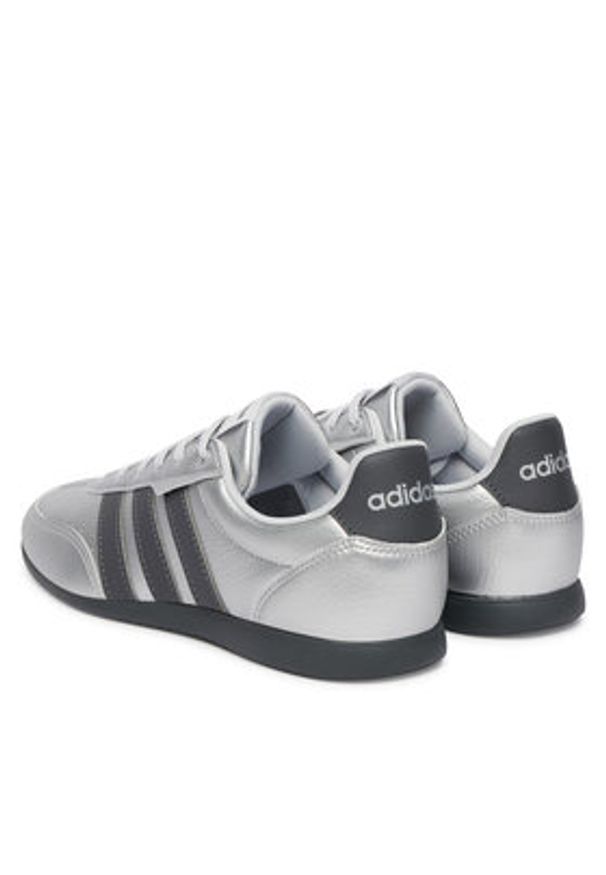 Adidas - adidas Sneakersy Barreda Lo HQ7384 Srebrny. Kolor: srebrny. Materiał: skóra