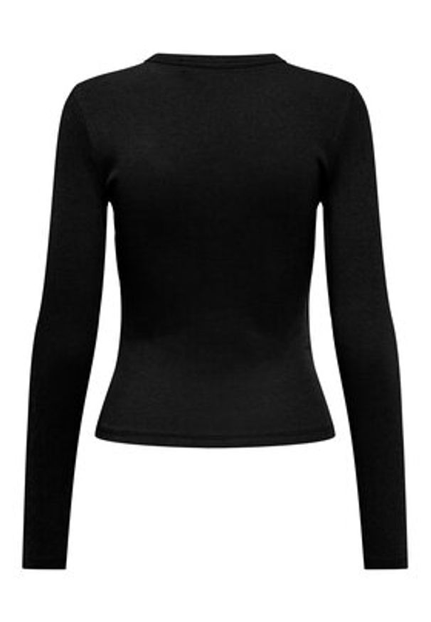 only - ONLY Bluzka Val 15371305 Czarny Regular Fit. Kolor: czarny. Materiał: bawełna