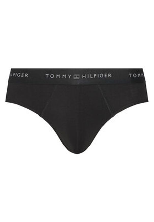 TOMMY HILFIGER - Tommy Hilfiger Komplet 3 par slipów UM0UM03703 Czarny. Kolor: czarny. Materiał: bawełna