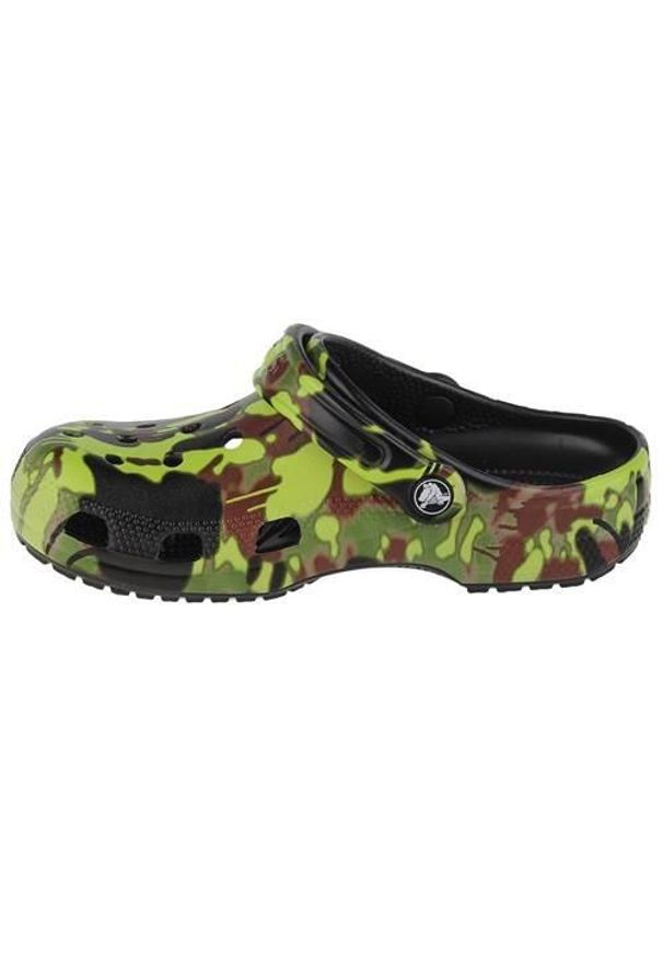 Buty do chodzenia dla dzieci Crocs Classic Spray Camo Kids Clog. Kolor: czarny, wielokolorowy. Materiał: guma, syntetyk, materiał