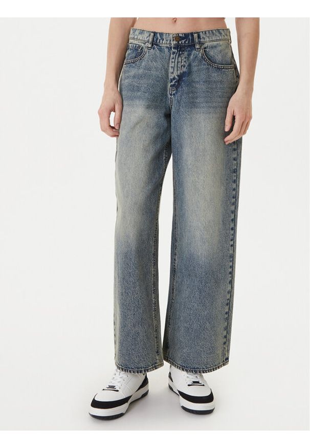 RVCA Jeansy Loosey 23B193501 Niebieski Relaxed Fit. Kolor: niebieski